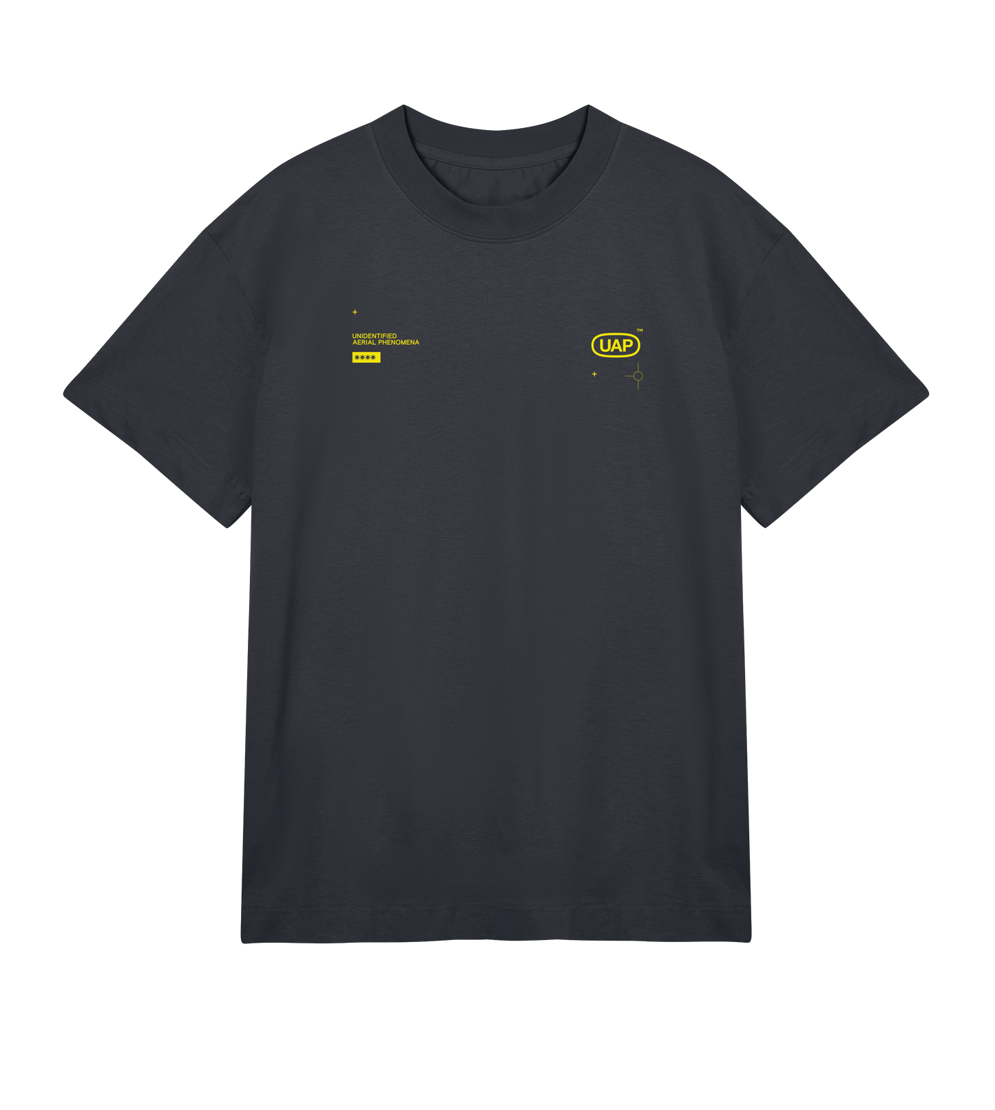 UAP - Black Boxy T-shirt - Heat Version